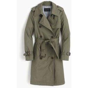 J Crew City Trech Coat size 0